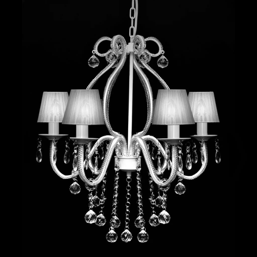 Luster s 2300 kristala bijeli