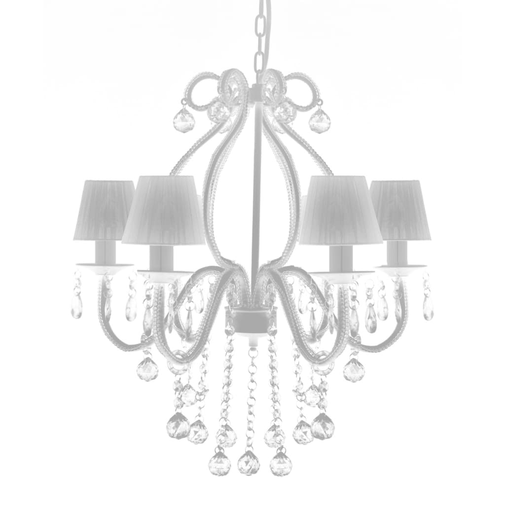 Luster s 2300 kristala bijeli