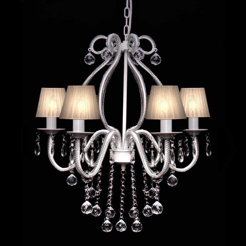 Luster s 2300 kristala bijeli