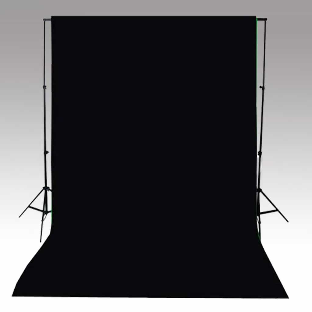 Pozadina pamučna bez stalka crna 500 x 300 cm