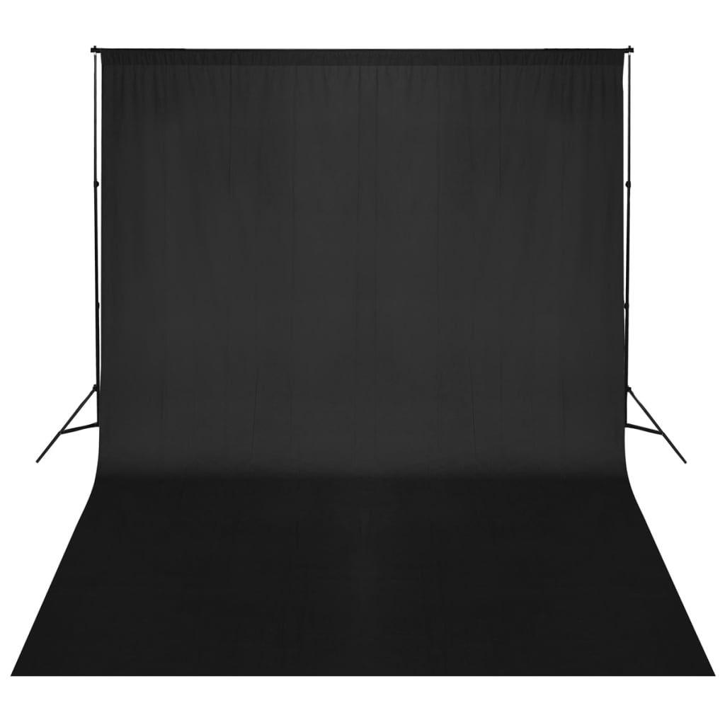 Pozadinski sustav s potporom 500 x 300 cm crni