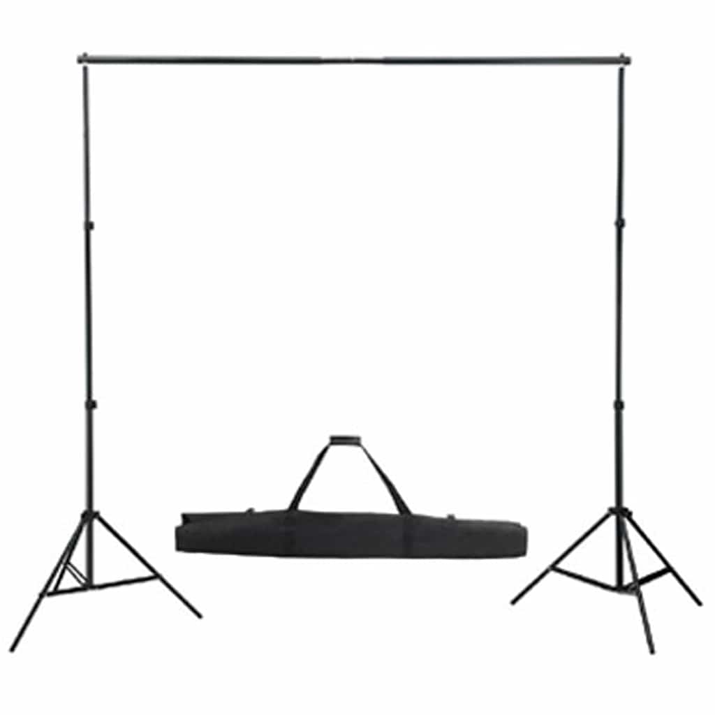 Studijski set crna pozadina sustav za podršku 600 x 300 cm i svjetla