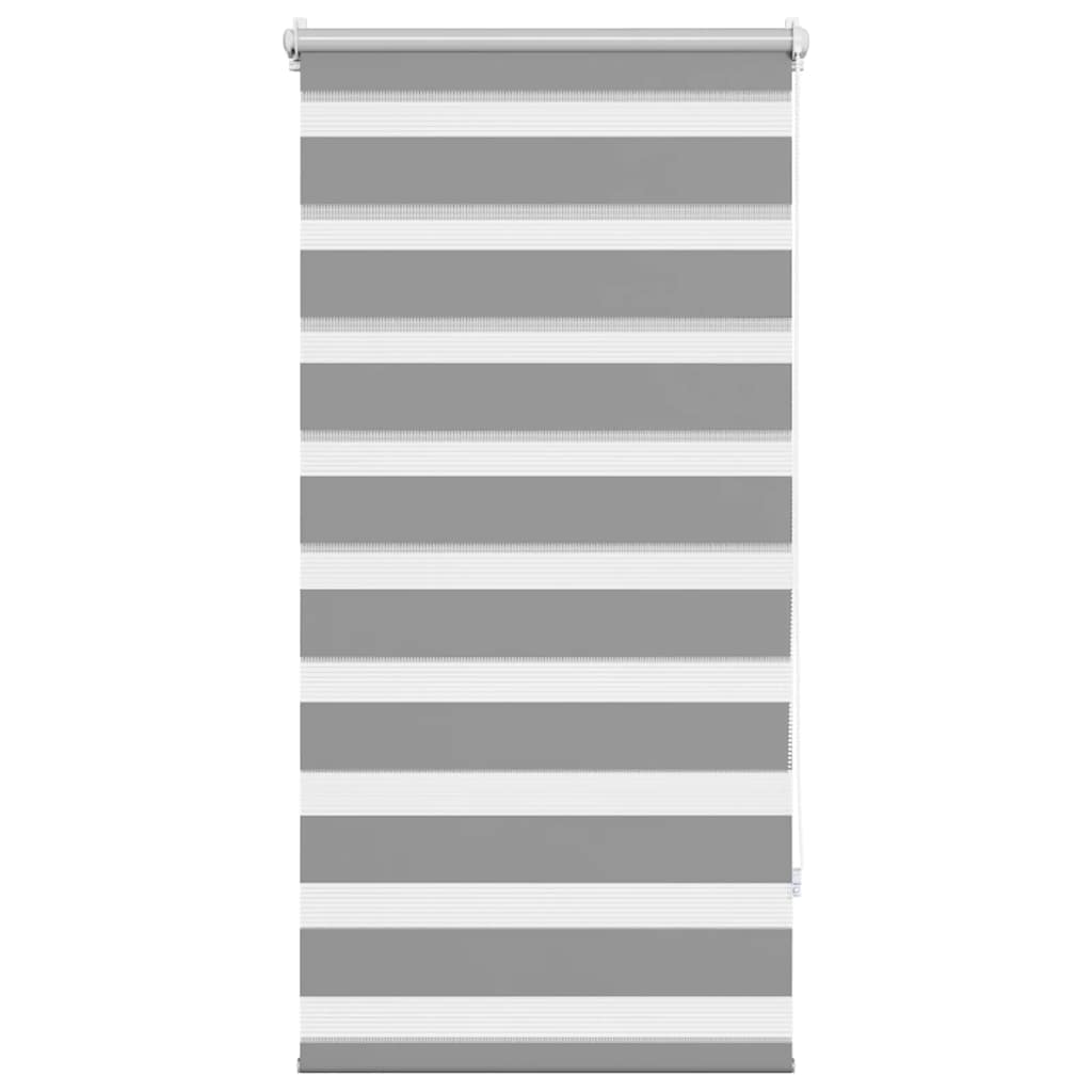 Zebra zavjesa 60,9 x 120 cm Širina tkanine 56,7 cm siva