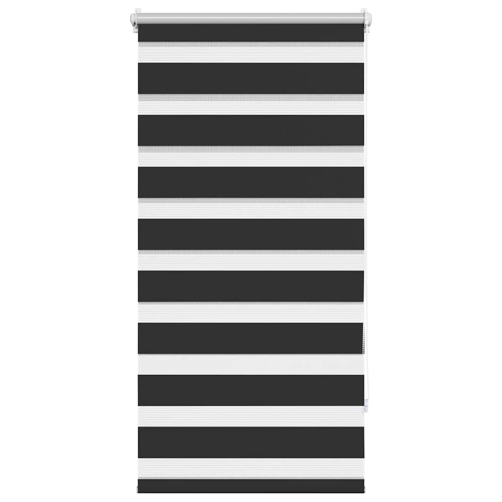 Zebra zavjesa 60,9 x 120 cm Širina tkanine 56,7 cm crna