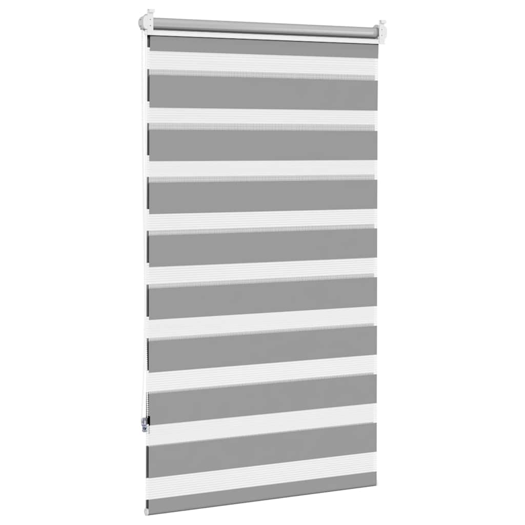 Zebra zavjesa 70,9 x 120 cm Širina tkanine 66,7 cm siva