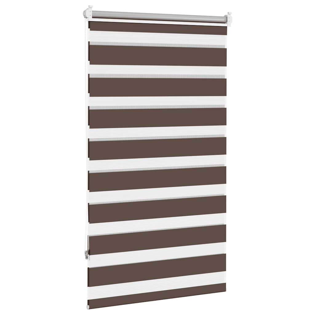Zebra zavjesa 70,9x120 cm Širina tkanine 66,7 cm boje kave