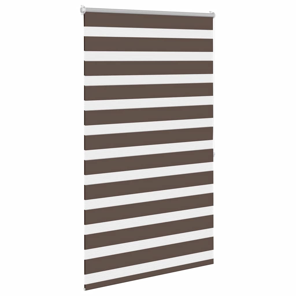 Zebra zavjesa 80,9x175 cm Širina tkanine 76,7 cm boje kave