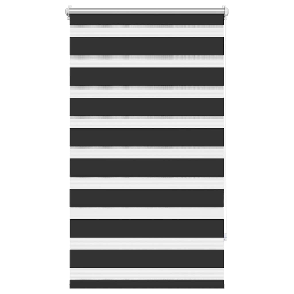 Zebra zavjesa 90,9 x 150 cm Širina tkanine 86,7 cm crna