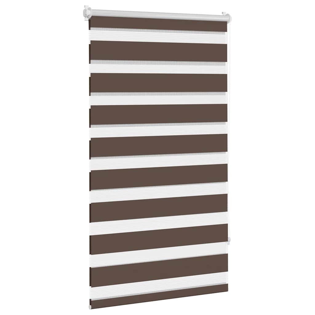 Zebra zavjesa 90,9x150 cm Širina tkanine 86,7 cm boje kave