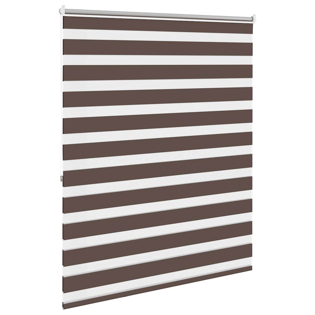 Zebra zavjesa 120,9x175 cm Širina tkanine 116,7 cm boje kave
