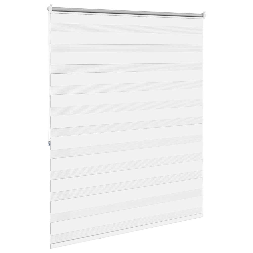 Zebra zavjesa 140,9 x 175 cm Širina tkanine 136,7 cm bijela