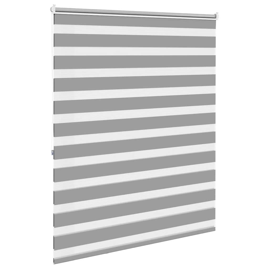 Zebra zavjesa 140,9 x 175 cm Širina tkanine 136,7 cm siva