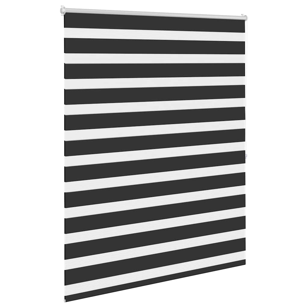 Zebra zavjesa 140,9 x 175 cm Širina tkanine 136,7 cm crna