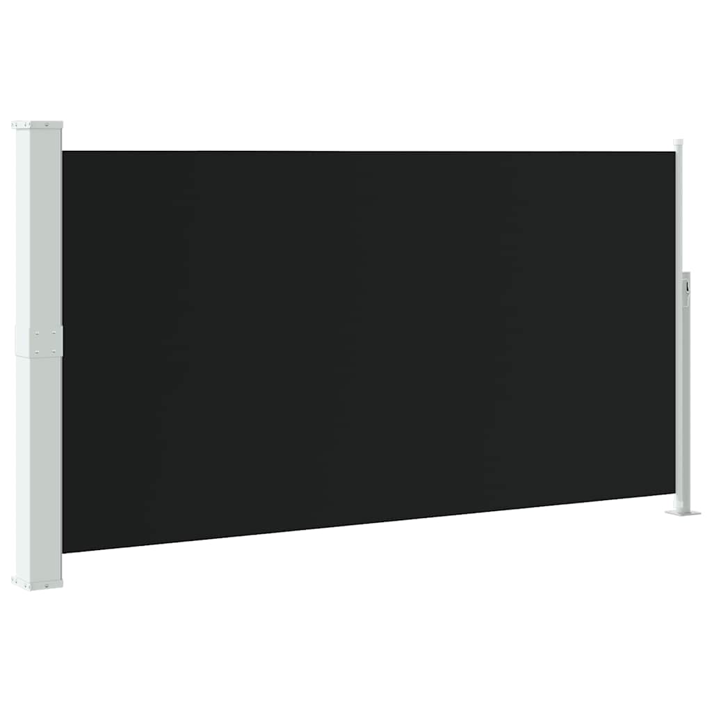 Bočna tenda za dvorište/terasu 160 x 300 cm crna