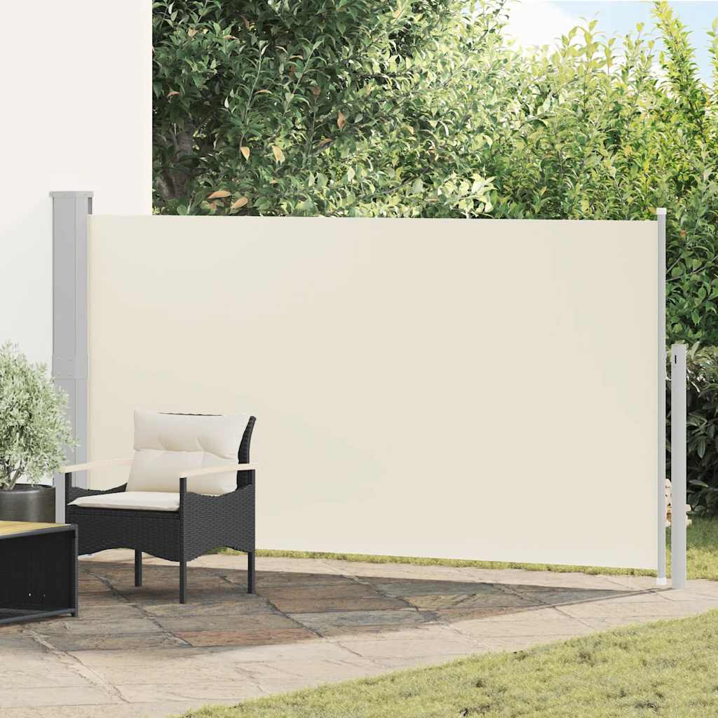 Bočna tenda za dvorište/terasu 160 x 300 cm krem
