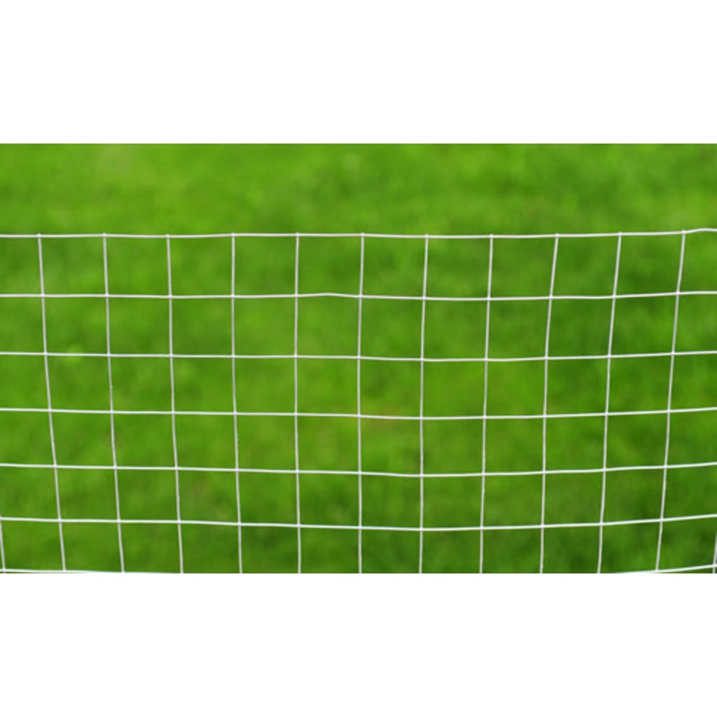 Mrežna ograda od pocinčanog čelika za kokoši 10 x 1 m srebrna