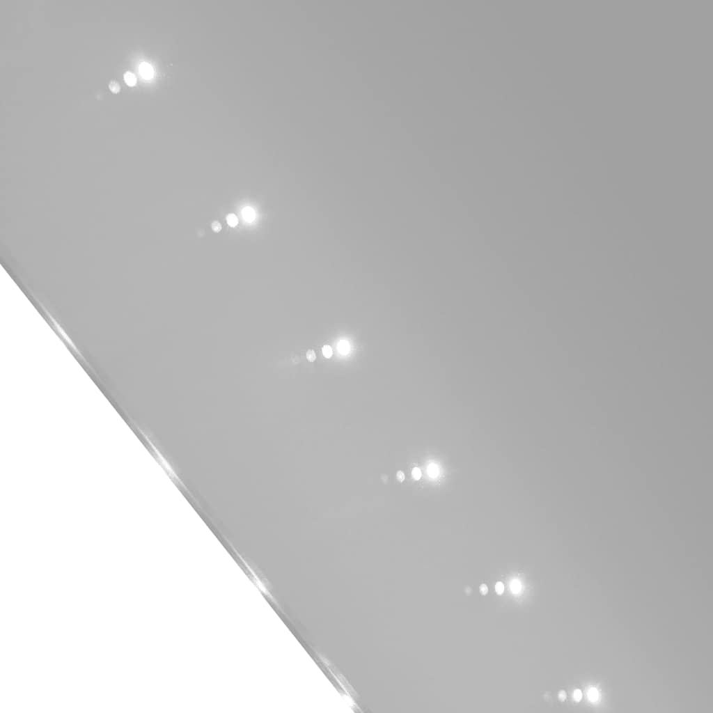 Zidno Ogledalo za kupaonicu s LED svjetlom 60 x 80 cm (D x Š)