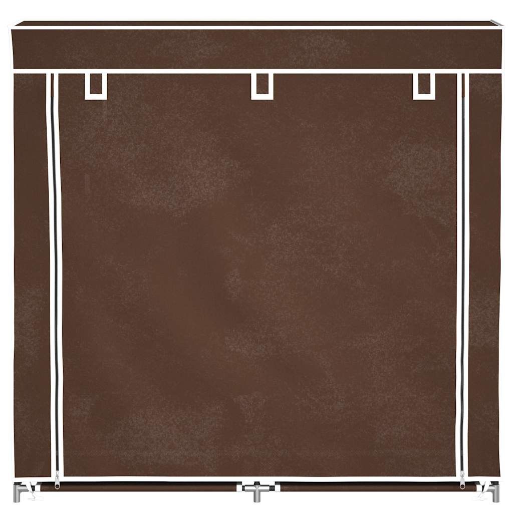 Ormarić za Cipele s Pokrovom od Tekstila 115 x 28 x 110 cm Smeđi