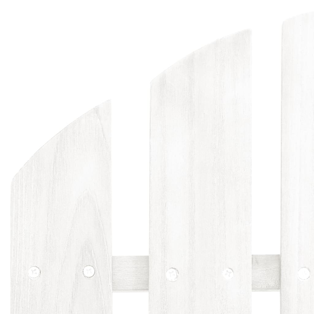 Vrtna stolica s otomanom drvena bijela