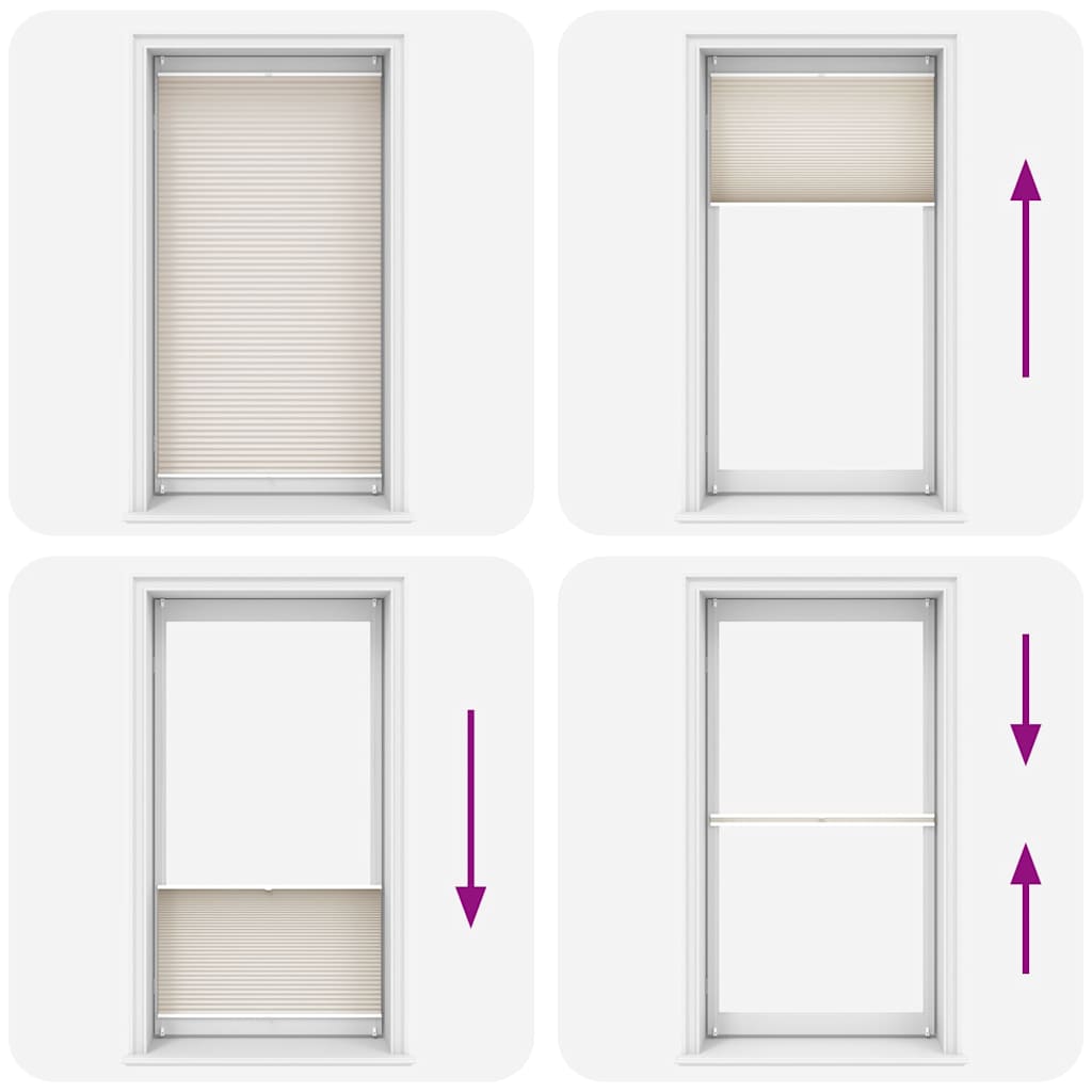 Žaluzine krem boje 110 x 200 cm