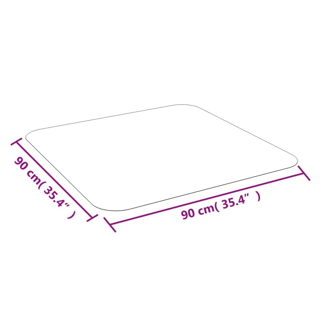 Podna prostirka za laminat ili tepih 90 cm x 90 cm