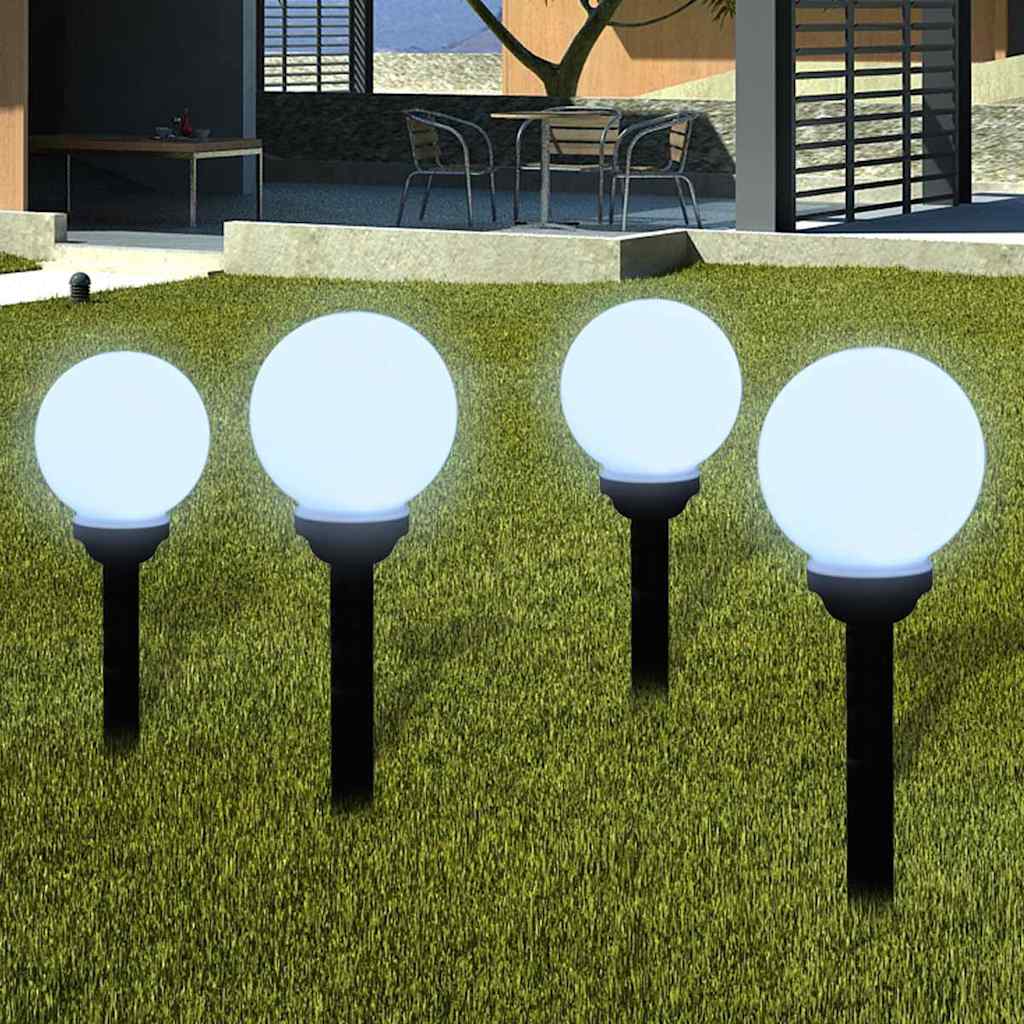 Vanjske svjetiljke za stazu 4 kom LED 15 cm sa šiljkom za tlo
