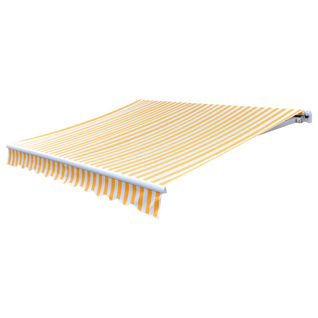 Platno za tendu boja suncokreta i bijela 3 x 2,5 m (bez okvira)