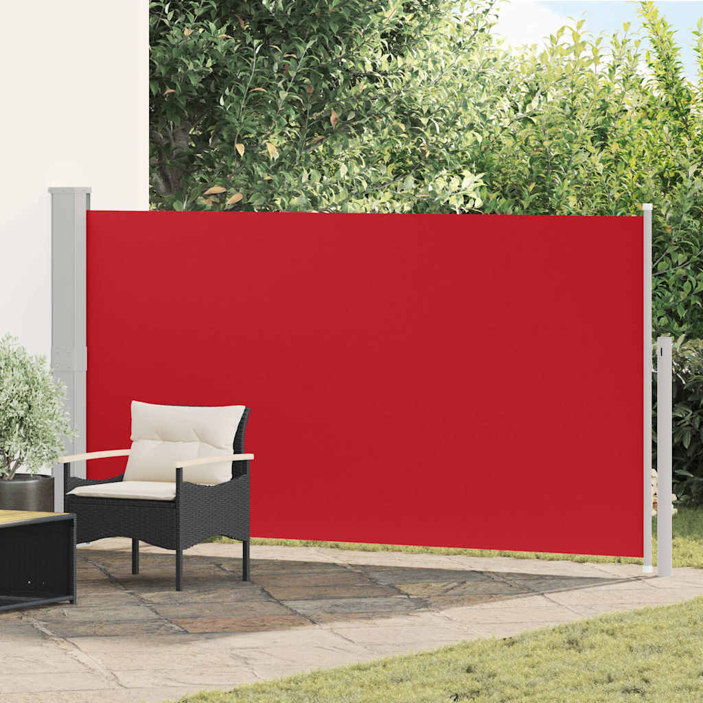 Bočna tenda za dvorište/terasu 160 x 300 cm crvena