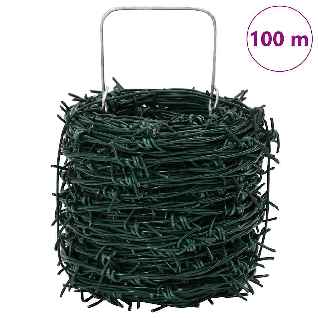 Bodljikava žica u roli zelena 100 m