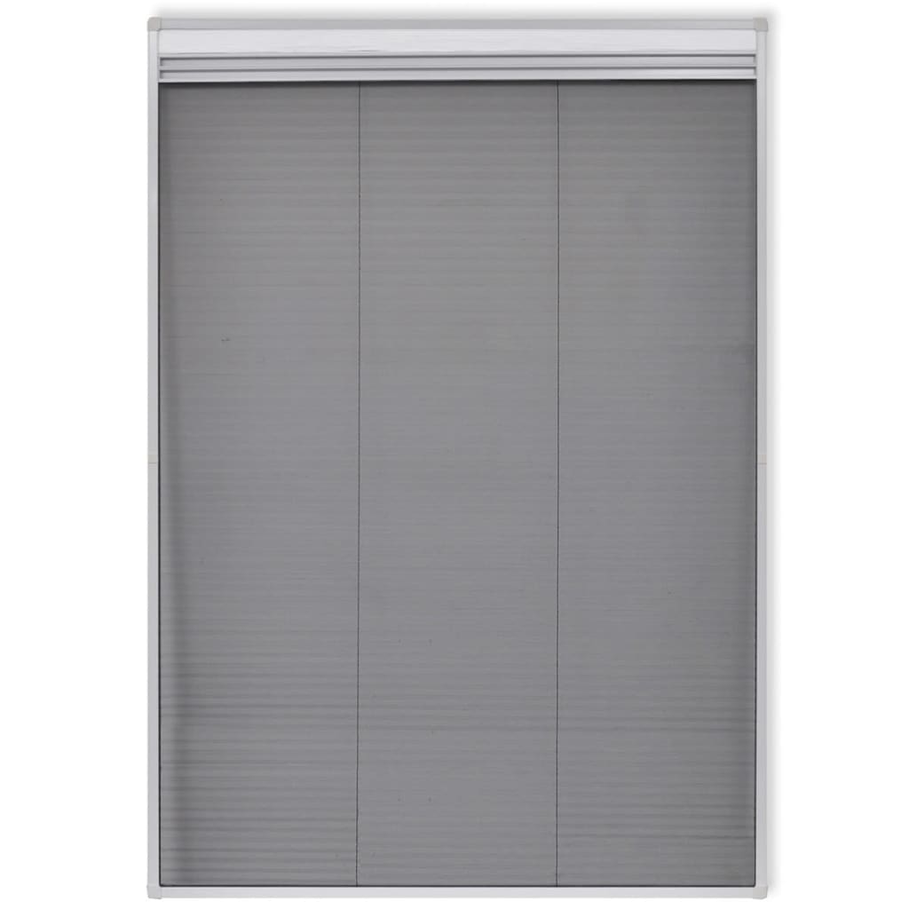 Plisse Mreža protiv insekata za prozor 160x80 cm Aluminij i žaluzina