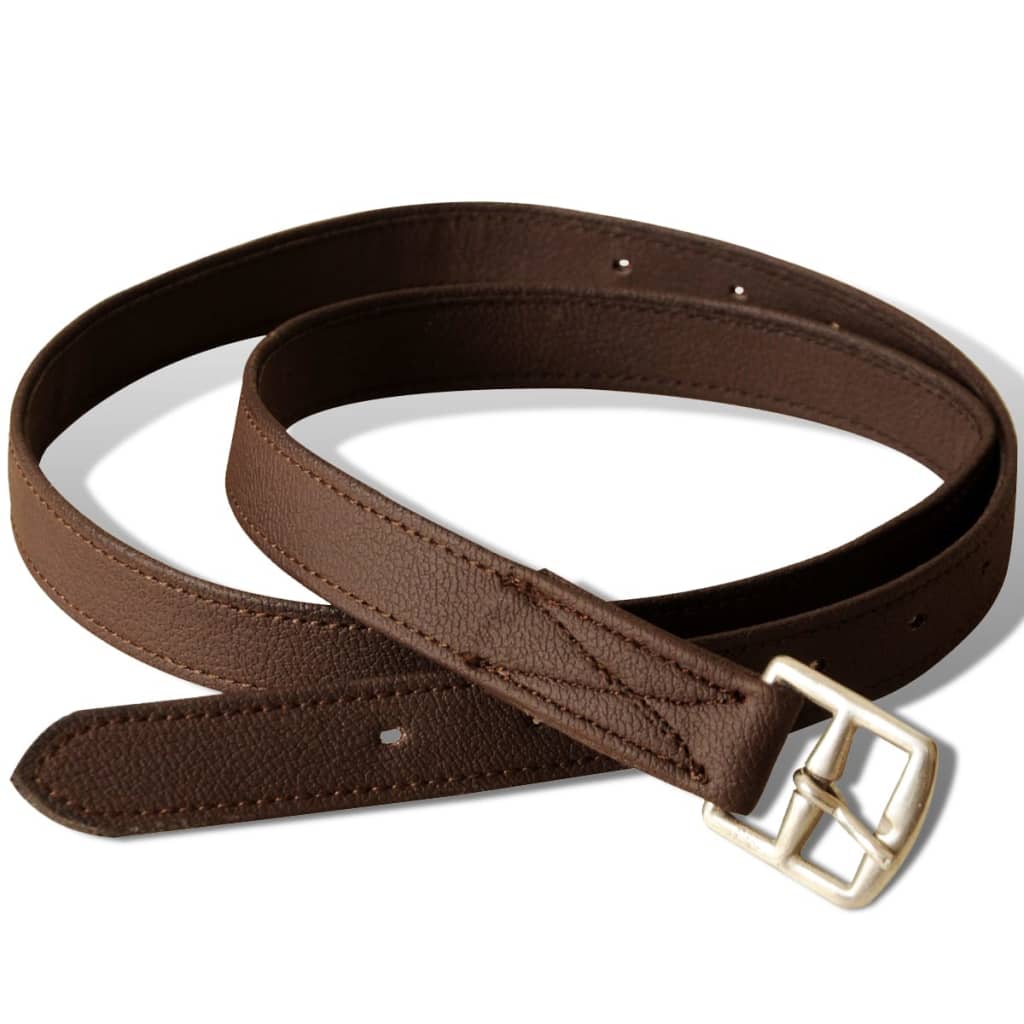 Sedlo za Jahanje Komplet 16" od Prave Kože Smeđe 14 cm 5 u 1