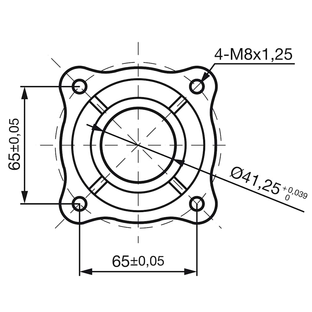 Crni benzinski motor 6,5 KS 4,8 kW