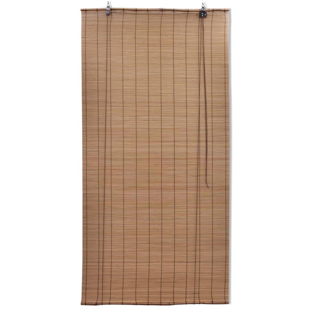 Smeđe rolete od bambusa 120 x 220 cm