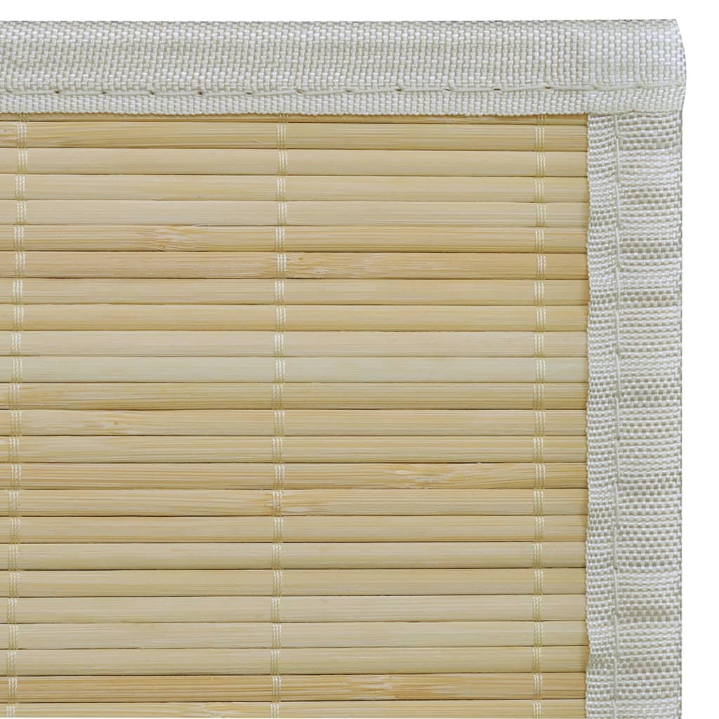 Pravokutni tepih od prirodnog bambusa 80 x 200 cm