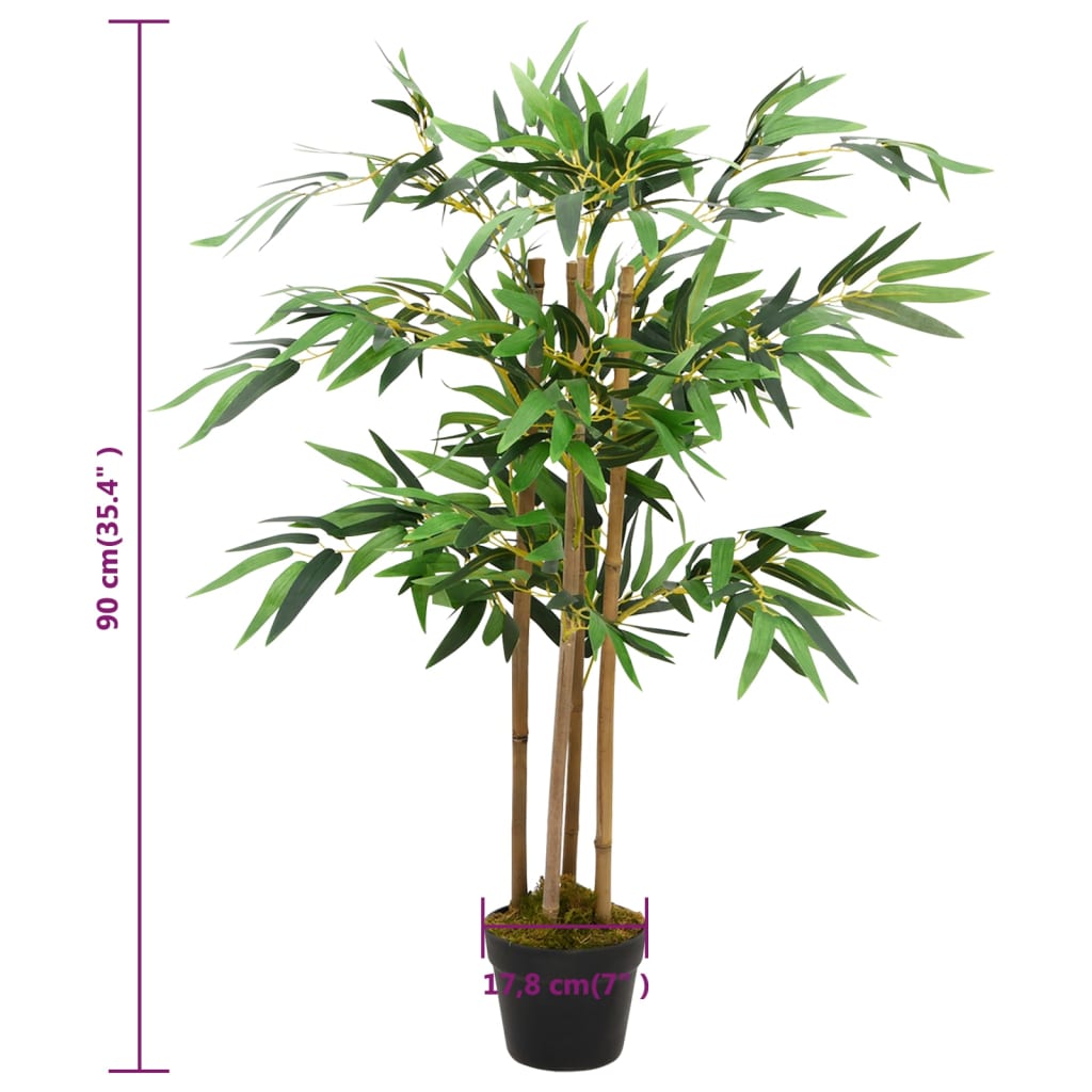 Umjetni bambus Twiggy s posudom 90 cm