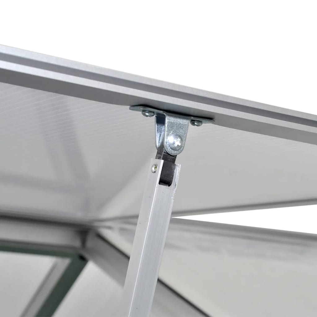 Staklenik od ojačanog aluminija s okvirom 4,6 m²