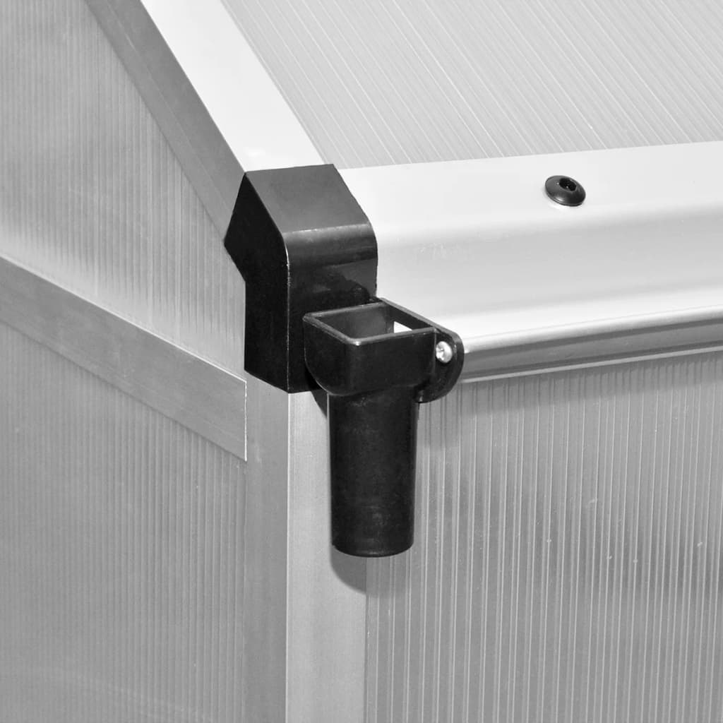 Staklenik od ojačanog aluminija s okvirom 4,6 m²