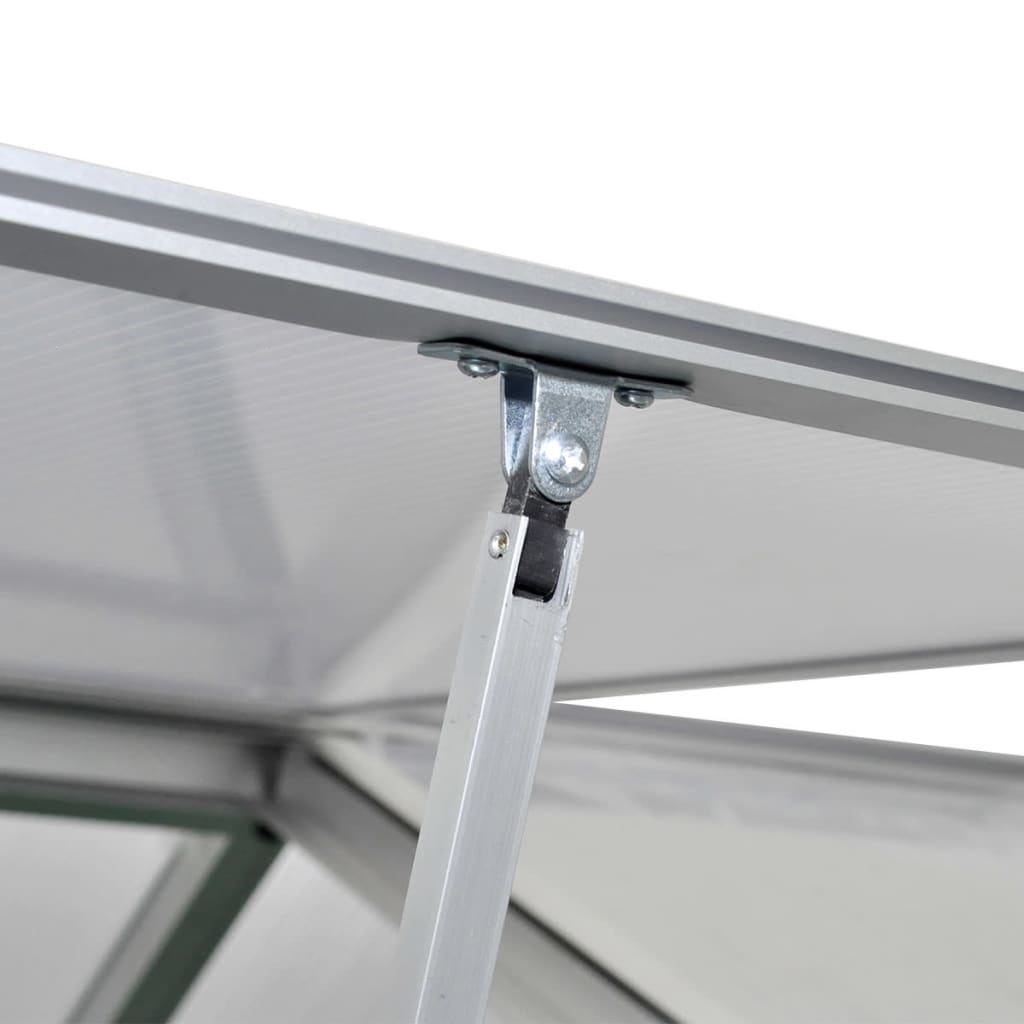 Staklenik od ojačanog aluminija s okvirom 6,05 m²