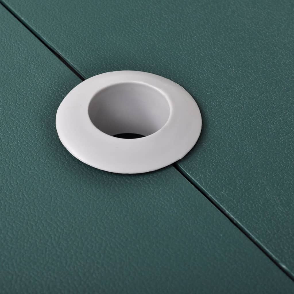 Sklopivi set stola za kampiranje s 4 stolca aluminijski zeleni