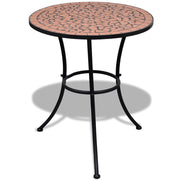 Bistro stolić terakota 60 cm s mozaikom