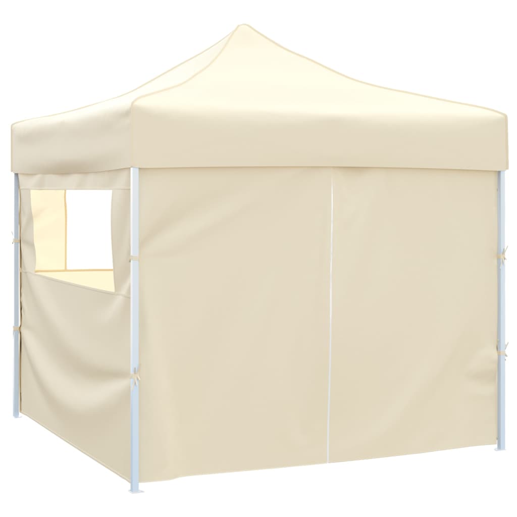 Krem Sklopivi Šator 3 x 3 m s 4 Zida
