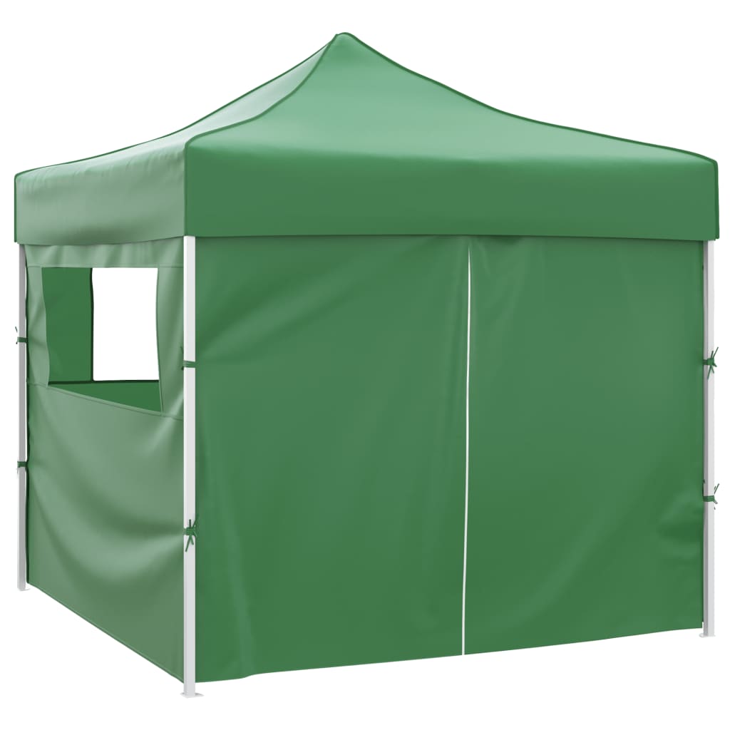 Zeleni sklopivi šator 3 x 3 m s 4 zida