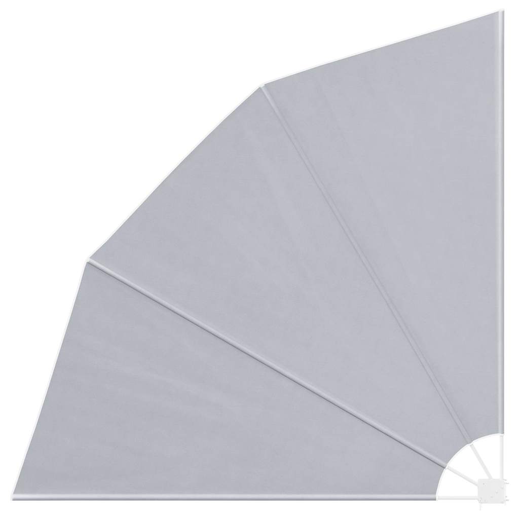 Sklopiva bočna tenda siva 210 x 210 cm