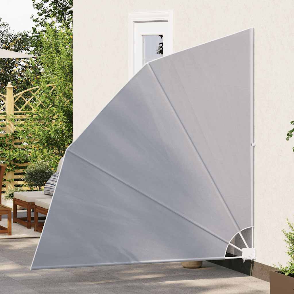 Sklopiva bočna tenda siva 210 x 210 cm
