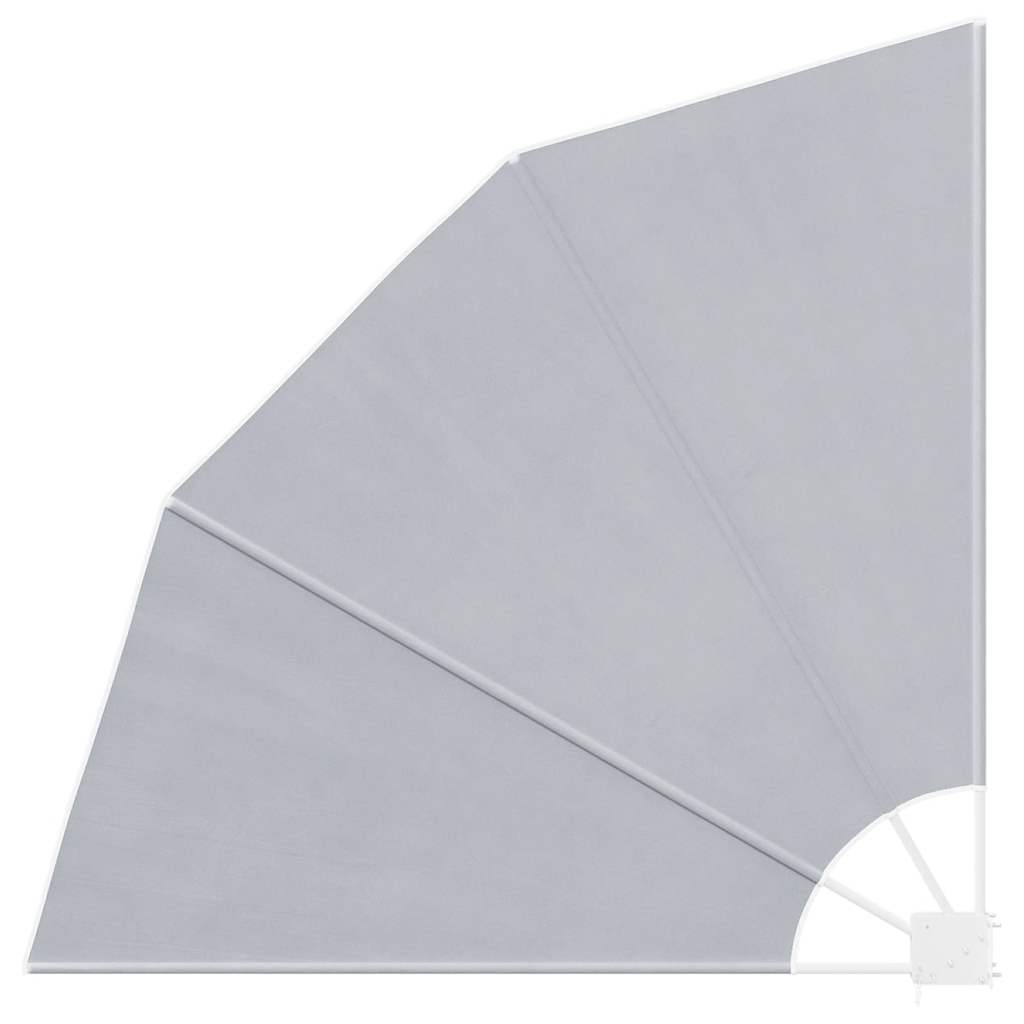 Sklopiva bočna tenda siva 140 x 140 cm