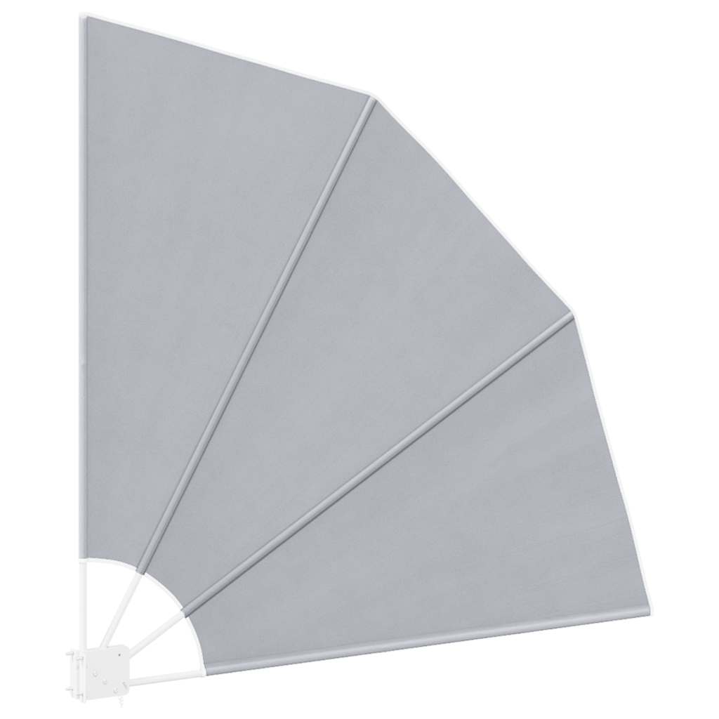 Sklopiva bočna tenda siva 140 x 140 cm