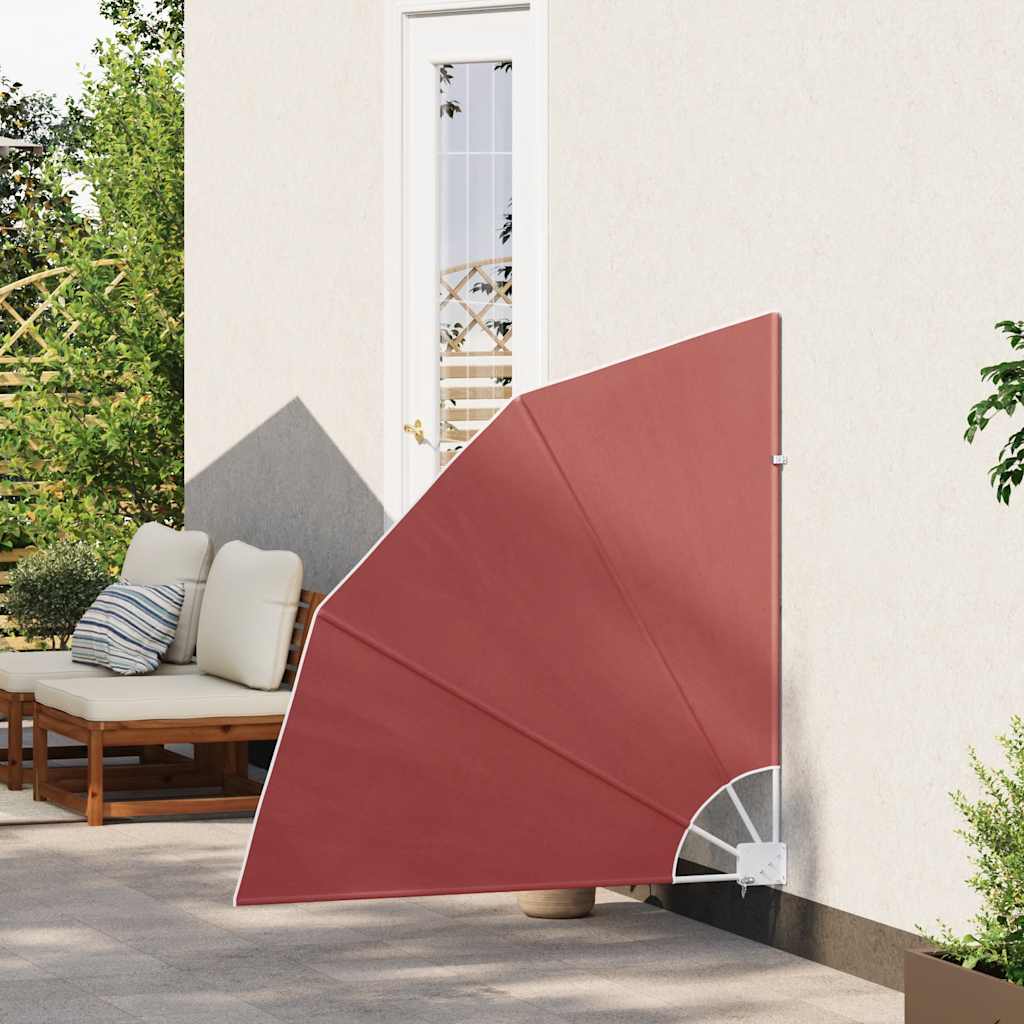 Sklopiva bočna tenda terakota 140 x 140 cm