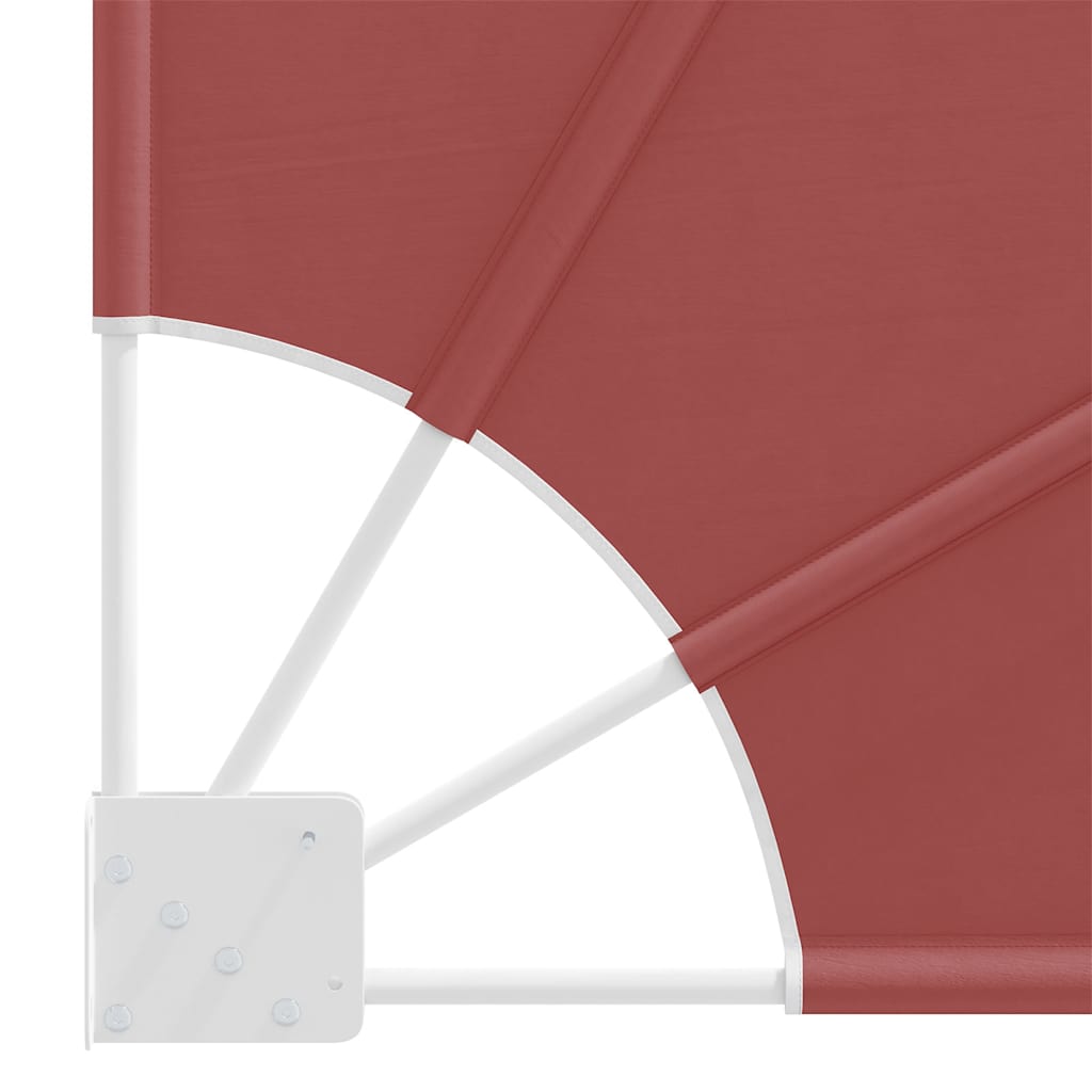 Sklopiva bočna tenda terakota 140 x 140 cm