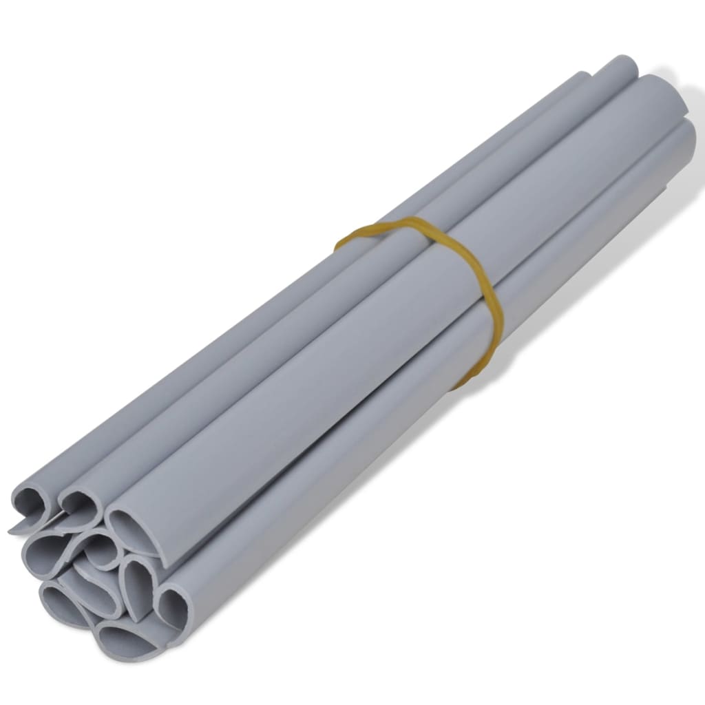 Vrtni zaslon PVC 70 x 0,19 m svijetlo siva