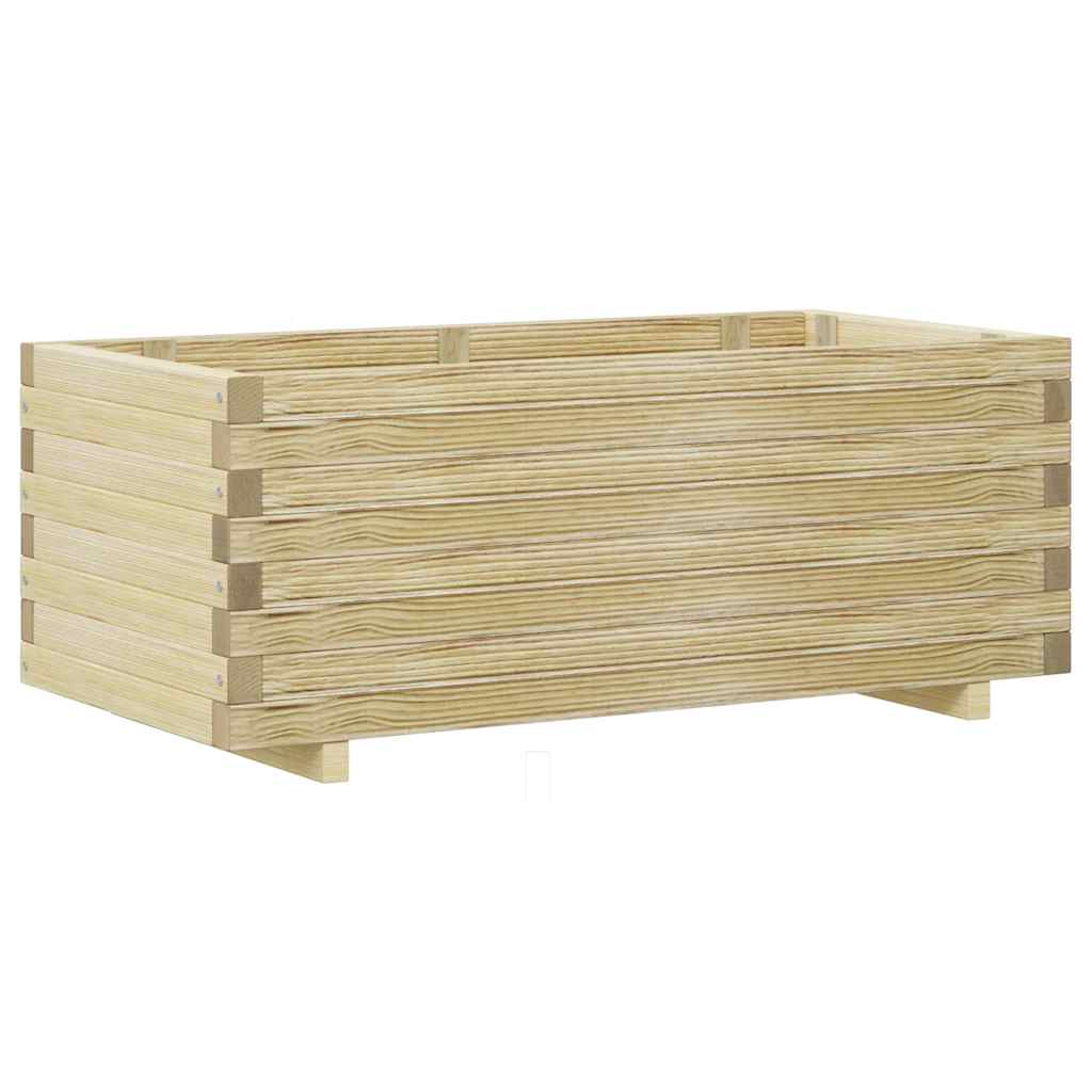 Povišena gredica 100 x 50 x 40 cm drvena pravokutna